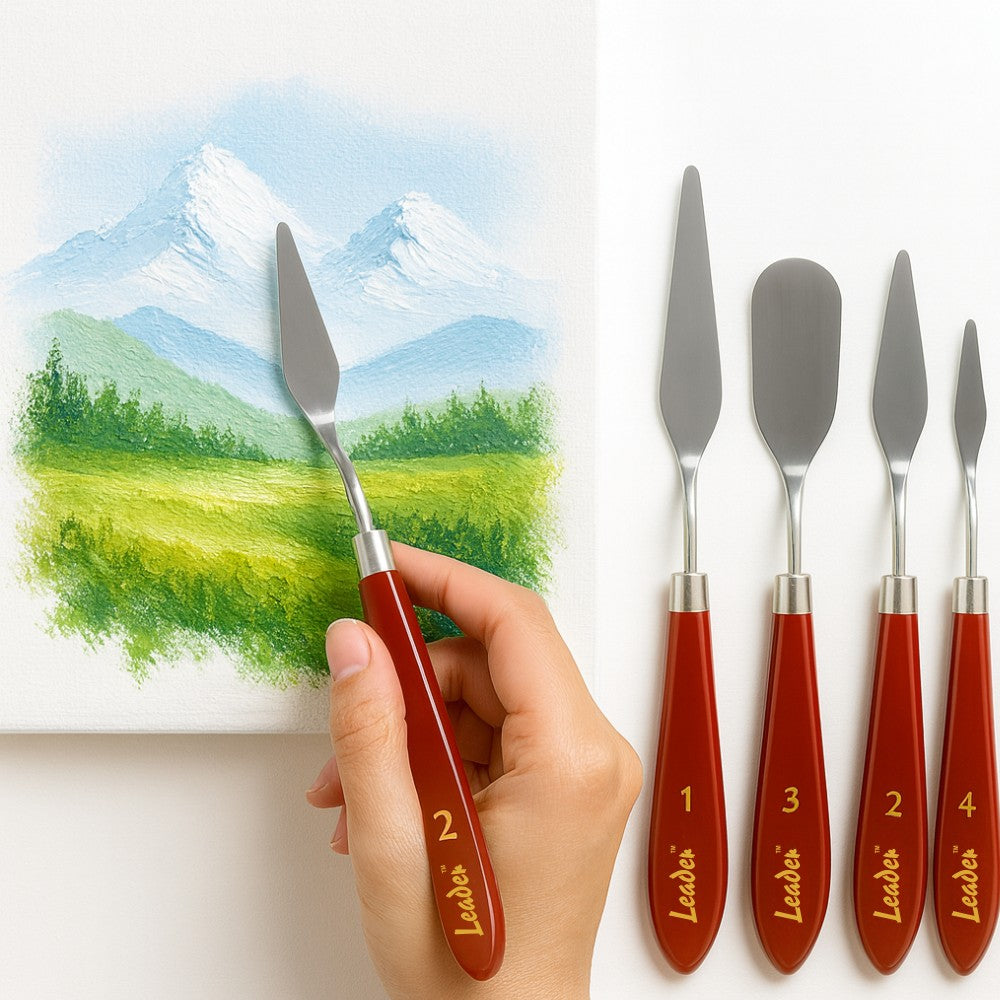 Artist Palette Painting Knife Set of 5 (Stainless Steel)