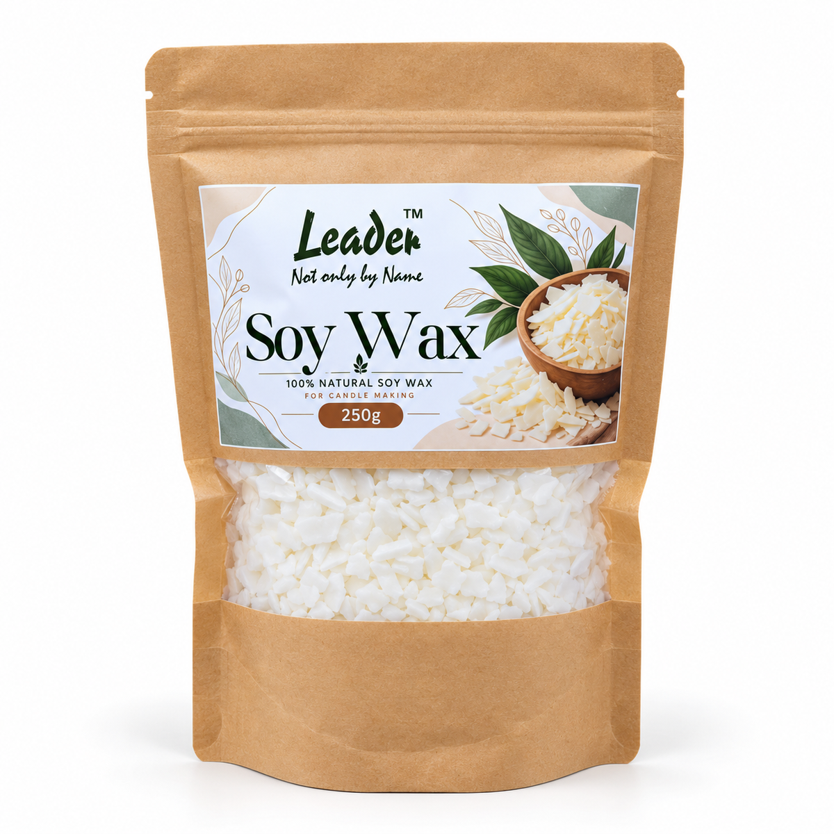 Soy Wax for Candle Making – 100% Natural Leader Soy Wax for Scented Candles, Jar Candles, Container Candles & Wax Melts – Candle Wax – 250g / 500g / 1kg