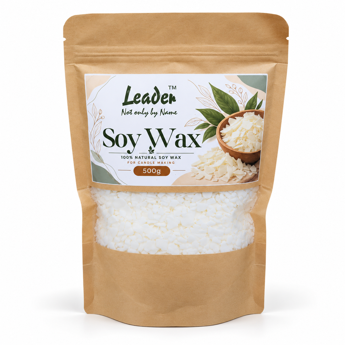 Soy Wax for Candle Making – 100% Natural Leader Soy Wax for Scented Candles, Jar Candles, Container Candles & Wax Melts – Candle Wax – 250g / 500g / 1kg