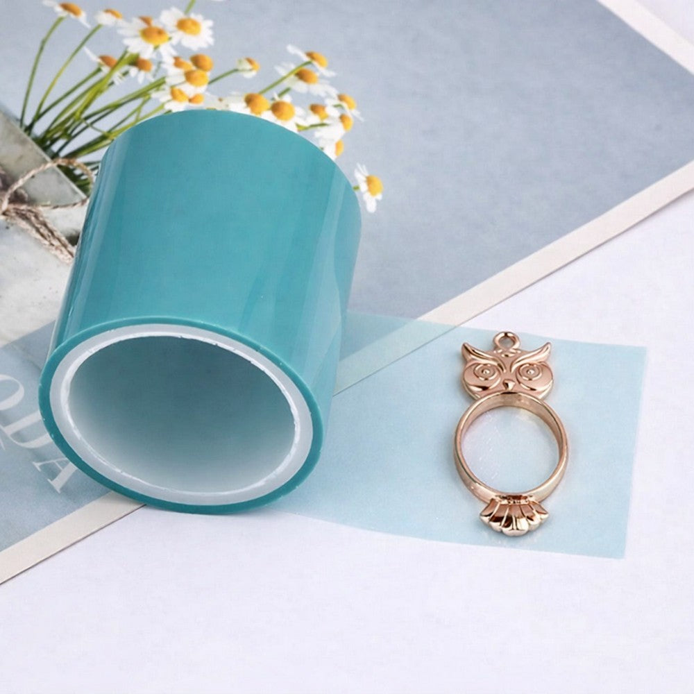 UV Tape for Resin Roll for Jewelry Making | UV Resin Tape – Bezel Tape for Resin Heat Resistant Non-Stick Tape for Resin Molds, Open Bezel Frames, DIY Crafts, Epoxy Resin Art & Casting Supplies