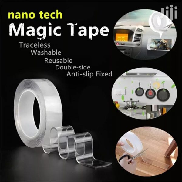 1/2/3/5m 2 Side Grip Tape Traceless Adhesive Tape Nano Invisible Gel Pad 